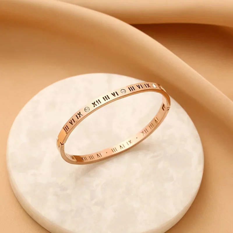 Wholesale of Jewelry Metal Bracelets Cubic Zirconia Waterproof Stainless Steel Light Luxury Bracelets Women's Charm Fashion
Wholesale of Jewelry Metal Bracelets Cubic Zirconia Waterproof Stainless Steel Light Luxury Bracelets Women's Charm Fashion