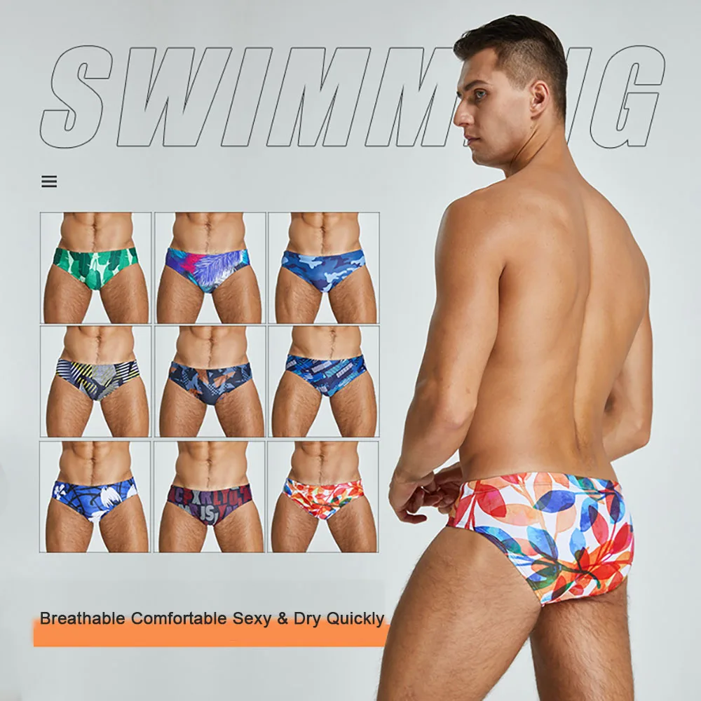 Low Waist Men's Sexy Swimsuit Briefs Professional Swimming Trunks Underwear Gay Body Building & Wading Breathable Swimwear
Low Waist Men's Sexy Swimsuit Briefs Professional Swimming Trunks Underwear Gay Body Building & Wading Breathable Swimwear