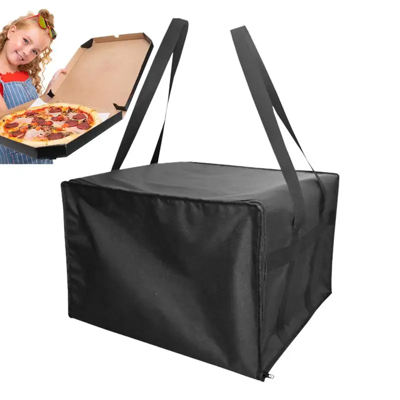 

Pizza Warmer Bag Portable Food Pizza Delivery Insulated Bag Leakproof Thermal Lunch carrying Bag For Outdoor Picnic Camping