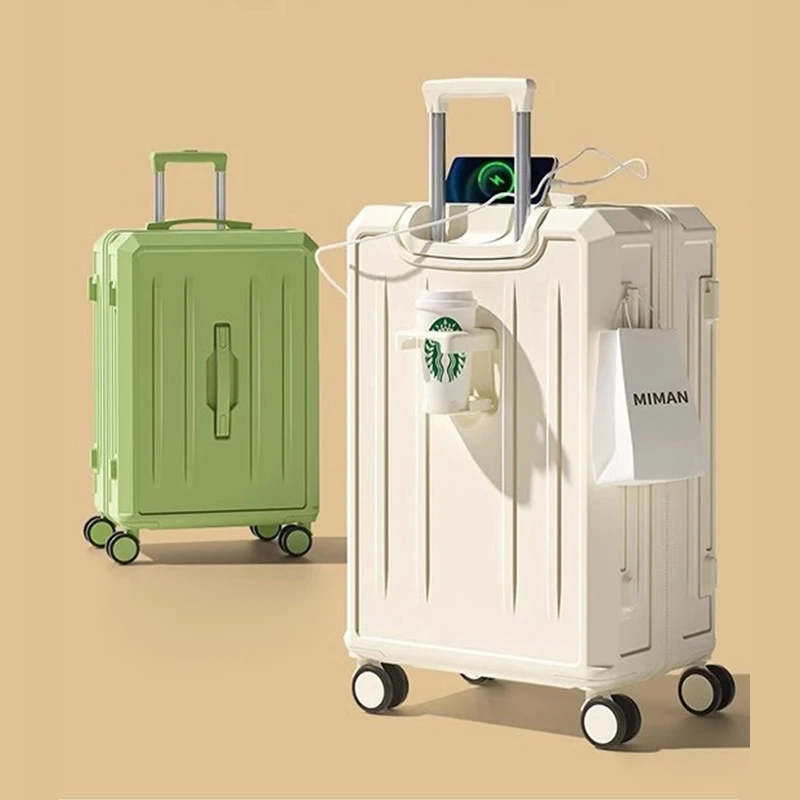 2024 New Luggage USB Charging Interface Pull-rod Case 28" Large Capacity 20" Boarding Travel Zipper Code Lock with Cup Holder
2024 New Luggage USB Charging Interface Pull-rod Case 28" Large Capacity 20" Boarding Travel Zipper Code Lock with Cup Holder
