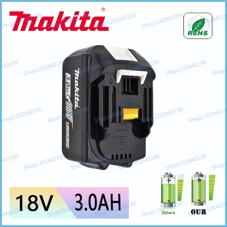 

Makita 100% оригинальный 18V 3.0AH 5.0AH 6.0AH перезаряжаемый аккумулятор для электроинструментов с зеркальной заменой Li-Ion LXT BL1860B BL1860 BL1850