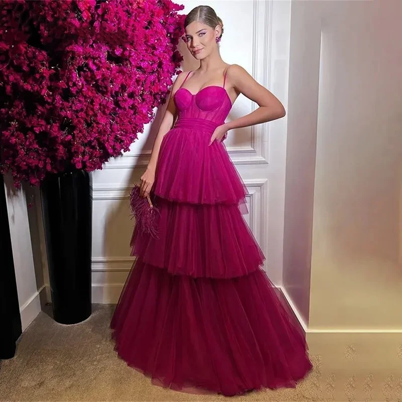 2024 Evening Prom Dress Tiered Ruffles Princess Evening Gown for Women Elegant Sweetheart Neckline Floor-length Vestido De Noche
2024 Evening Prom Dress Tiered Ruffles Princess Evening Gown for Women Elegant Sweetheart Neckline Floor-length Vestido De Noche