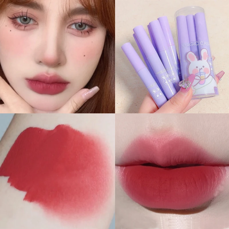 6pcs Lip Glaze Set Waterproof Matte Liquid Lipstick Lasting Non-fading Sexy Velvet Lip Gloss Moisturizing Lip Pigment Cosmetic
6pcs Lip Glaze Set Waterproof Matte Liquid Lipstick Lasting Non-fading Sexy Velvet Lip Gloss Moisturizing Lip Pigment Cosmetic