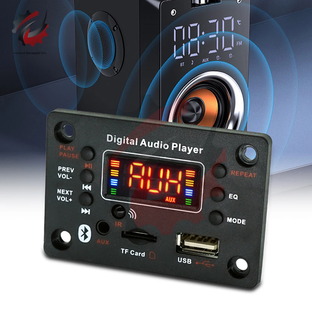 DC7-20V Bluetooth 5.0 MP3/WMA/WAV/APE/FLAC Decoder Board Car Audio USB TF FM Radio Module MP3 Bluetooth Mp3 Music Player Speaker
DC7-20V Bluetooth 5.0 MP3/WMA/WAV/APE/FLAC Decoder Board Car Audio USB TF FM Radio Module MP3 Bluetooth Mp3 Music Player Speaker