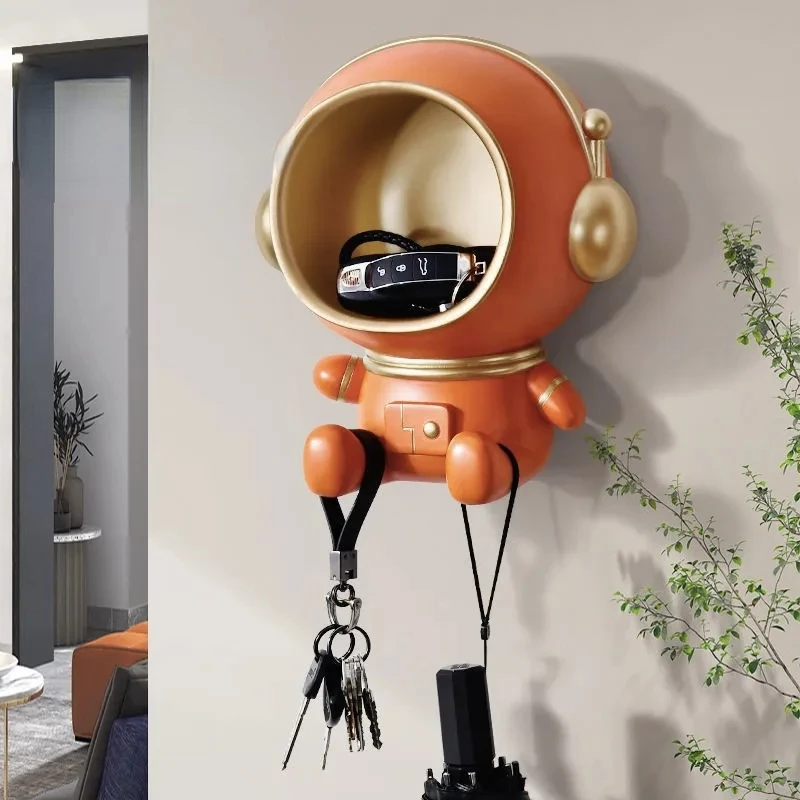 Astronaut Statue Storage Tray Cartoon Resin Figurines Wall-mounted Keys Holder Nordic Desktop Art Sculpture Ornaments Home Decor
Astronaut Statue Storage Tray Cartoon Resin Figurines Wall-mounted Keys Holder Nordic Desktop Art Sculpture Ornaments Home Decor