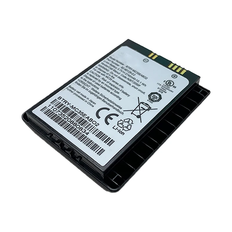BTRY-MC35EAB02 for Motorola and Symbol MC35 Barcode Scanner Battery 82-90129-02 3.7V 2740mAh Li-Ion Battery
BTRY-MC35EAB02 for Motorola and Symbol MC35 Barcode Scanner Battery 82-90129-02 3.7V 2740mAh Li-Ion Battery