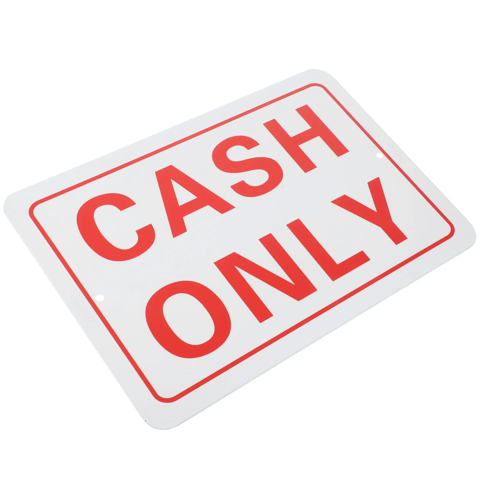 

Cash Only Sign Business Cashier Sign No Credit Card Checks Payment Sign for Store Shop