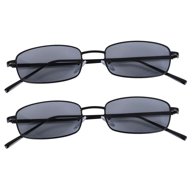 2X Vintage Sunglasses Women Men Rectangle Glasses Small Retro Shades Sunglasses Women S8004 Black Frame Grey
2X Vintage Sunglasses Women Men Rectangle Glasses Small Retro Shades Sunglasses Women S8004 Black Frame Grey