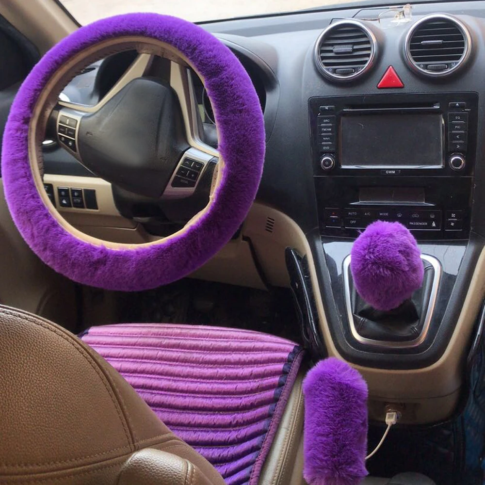 Fur Car Steering Wheel Cover Thick Furry Fluffy Warm Winter Purple Car Steering Wheel Cover for 38CM Fine Sewing Stitches Warm
Fur Car Steering Wheel Cover Thick Furry Fluffy Warm Winter Purple Car Steering Wheel Cover for 38CM Fine Sewing Stitches Warm