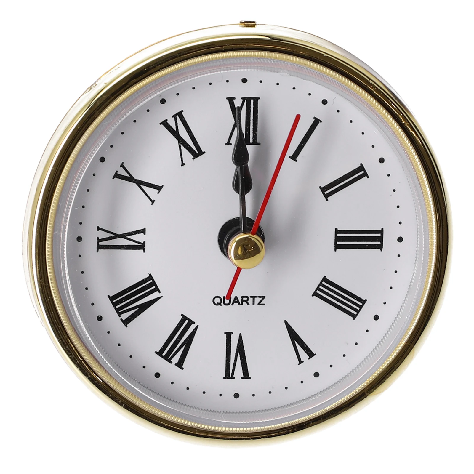 

Classic Clock Craft Quartz Movement 2-1/2" (65mm) Round Clocks Head Insert Roman Number Mayitr Little Clock Arabic Numbers