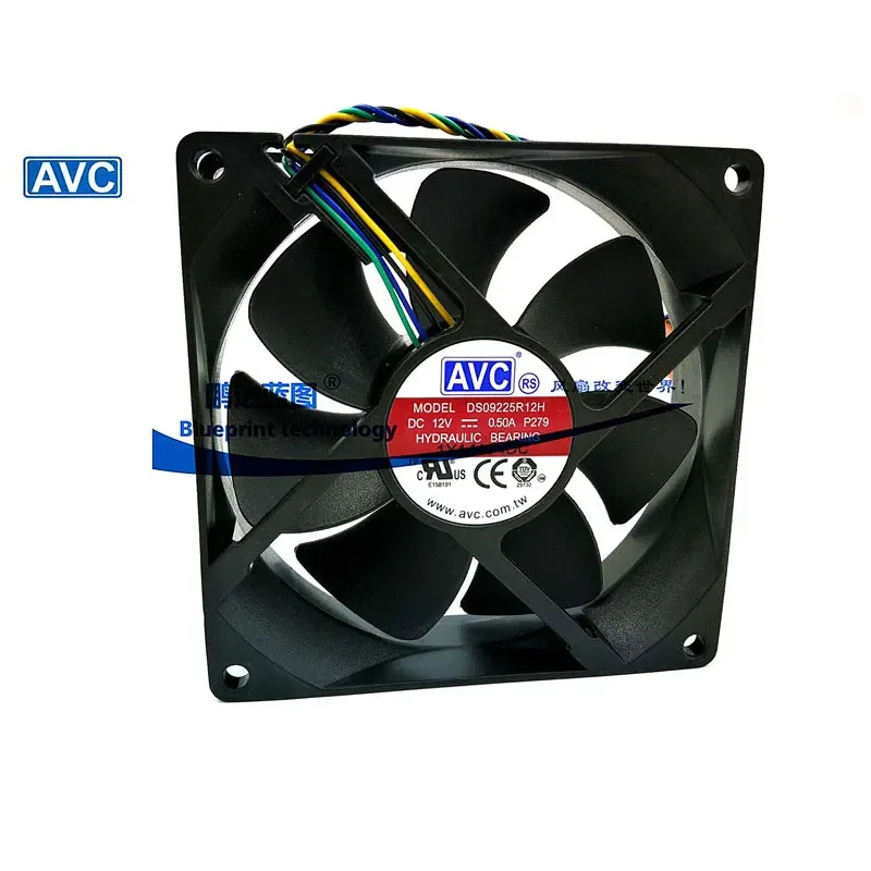 Original AVC 9025 92MM 90MM Fan 90*90*25MM 92*92*25MM Cooing Fan For CPU Cooling Fan DS09225R12H 12V 0.5A With PWM 4PIN
Original AVC 9025 92MM 90MM Fan 90*90*25MM 92*92*25MM Cooing Fan For CPU Cooling Fan DS09225R12H 12V 0.5A With PWM 4PIN
