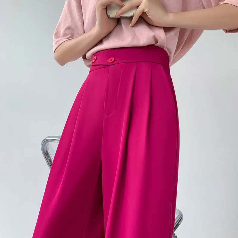 High Waist Loose Wide Leg Pants for Women Spring Autumn New Female Dress Pant White Suits Pants Ladies Long Trousers Casual
High Waist Loose Wide Leg Pants for Women Spring Autumn New Female Dress Pant White Suits Pants Ladies Long Trousers Casual