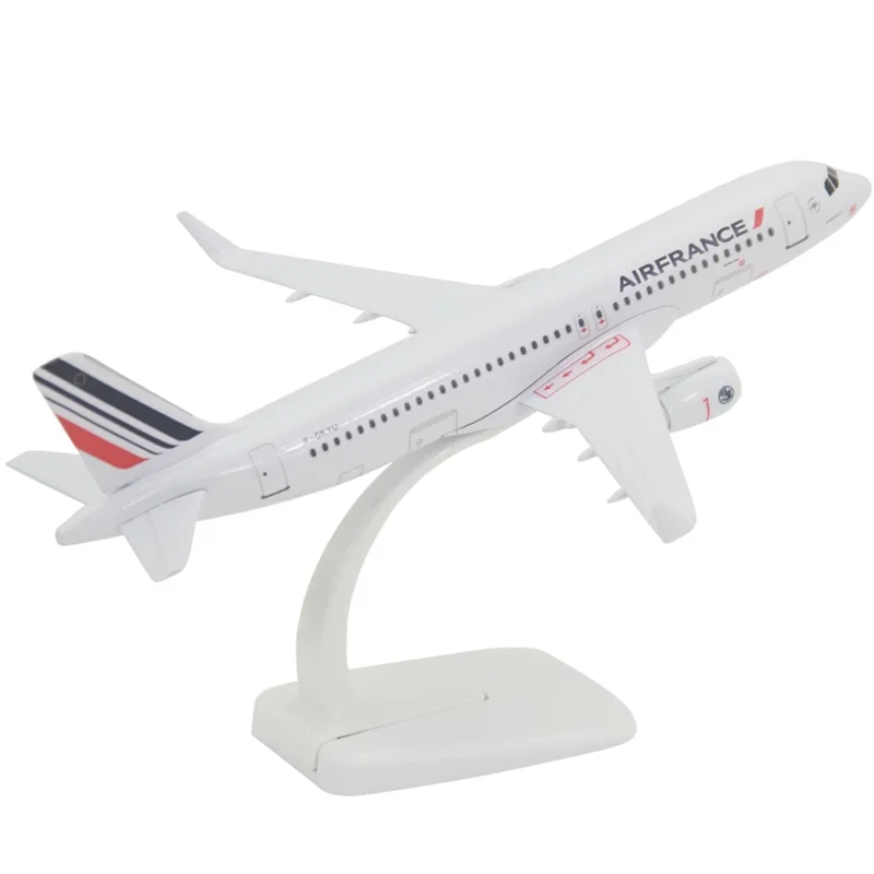 

Diecast 1:400 Scale Air France A320 Civil Aviation Alloy & Plastic Passenger Jet Model Toy Gift Collection Simulation Display