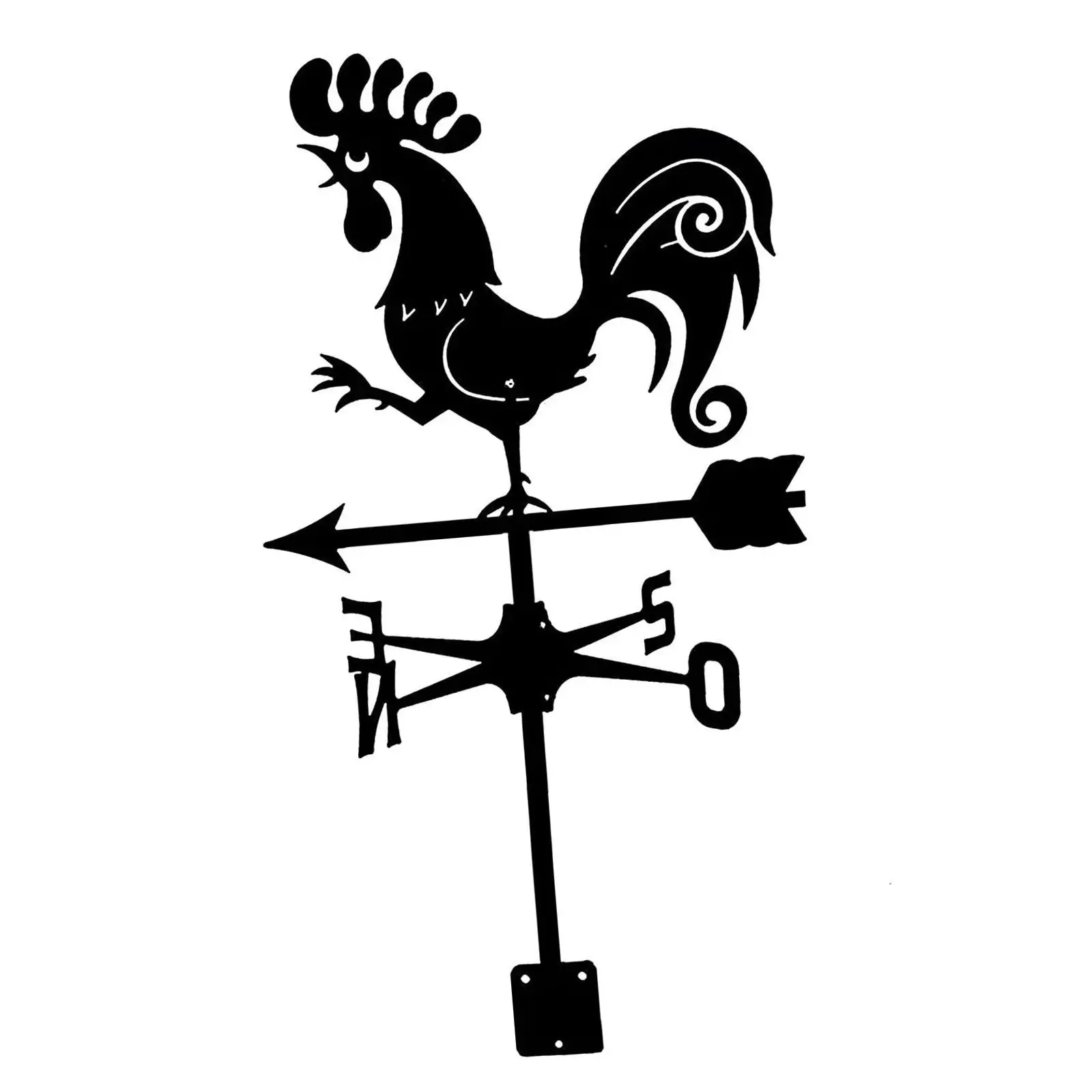 Wrought Iron Weathervane Art Stake Classic Style Wind Direction Measuring Instrument for Outdoor Garage Garden Yard Decoration
Wrought Iron Weathervane Art Stake Classic Style Wind Direction Measuring Instrument for Outdoor Garage Garden Yard Decoration
