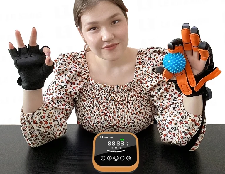 

Intelligent Upgraded Rehabilitation Robotic Gloves Stroke Hemiplegia Hand Rehabilitation Device Finger Trainer Hand Massager