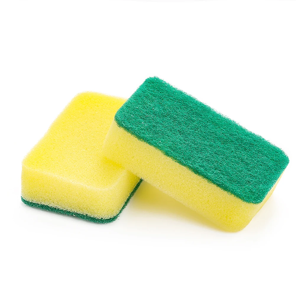 

10PCS Sponge Brush for Dishes Kitchen Dishwashing Magic Cleaning Brushes Rub Pot Rust Focal Stains Removing Eraser Cleaner Tools