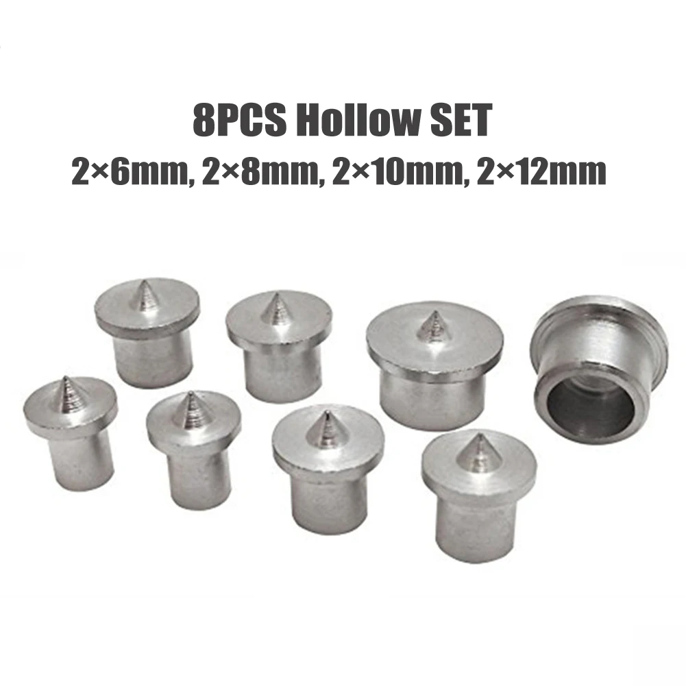 8pcs Dowel Drill Centre Points Pin Solid Hollow Dowel Centre Point Marker Hole Center Set Wooden Pin Center Punching Accessories
8pcs Dowel Drill Centre Points Pin Solid Hollow Dowel Centre Point Marker Hole Center Set Wooden Pin Center Punching Accessories