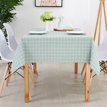 Cotton Tablecloths, Waterproof Table Covers Plaid Pattern Cyan White Dining Table Coffee Table Deco
Cotton Tablecloths, Waterproof Table Covers Plaid Pattern Cyan White Dining Table Coffee Table Deco