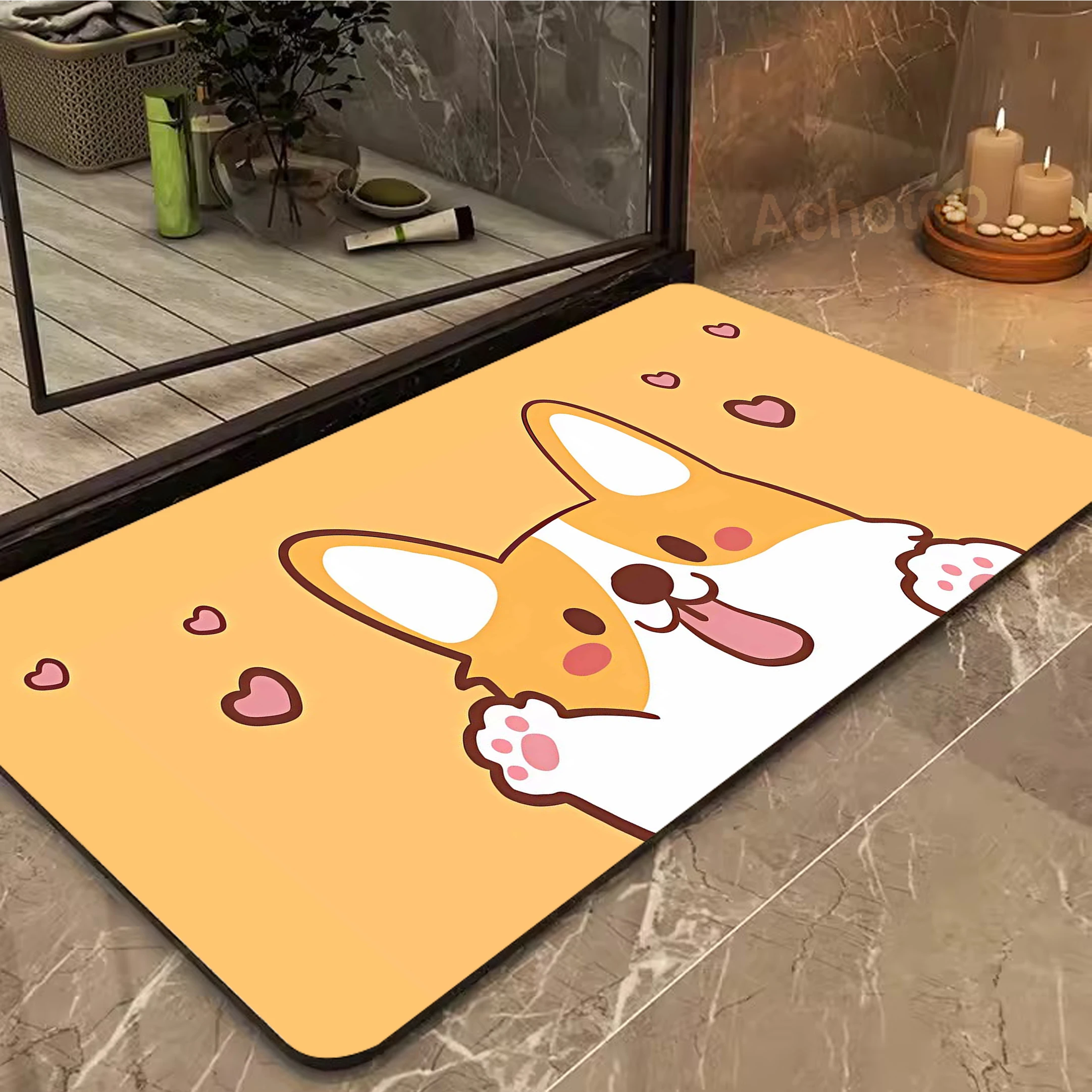 Cute Dog Living Anti-slip Room Carpet Strong Water Absorption Rugs For Bedroom Area Soft Floor Mat Home Decoration Washable Rug
Cute Dog Living Anti-slip Room Carpet Strong Water Absorption Rugs For Bedroom Area Soft Floor Mat Home Decoration Washable Rug
