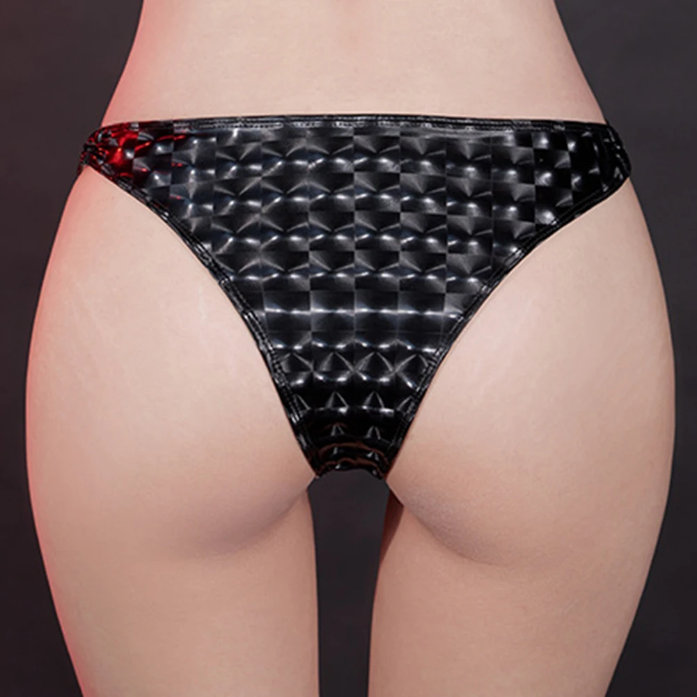 Sexy Women's Panties Rise Low Waist Briefs G-string Oil Shiny Glossy Elastic T-Back Underwear Tight Slimming Fitting Underpants
Sexy Women's Panties Rise Low Waist Briefs G-string Oil Shiny Glossy Elastic T-Back Underwear Tight Slimming Fitting Underpants