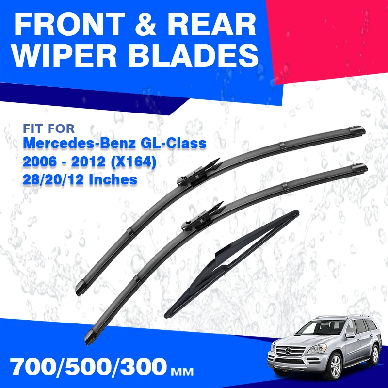 Щетки стеклоочистителя для Mercedes Benz GL Class 2006 - 2012 X164, аксессуары для лобового стекла GL450 GL500 GL320 GL350
Щетки стеклоочистителя для Mercedes Benz GL Class 2006 - 2012 X164, аксессуары для лобового стекла GL450 GL500 GL320 GL350