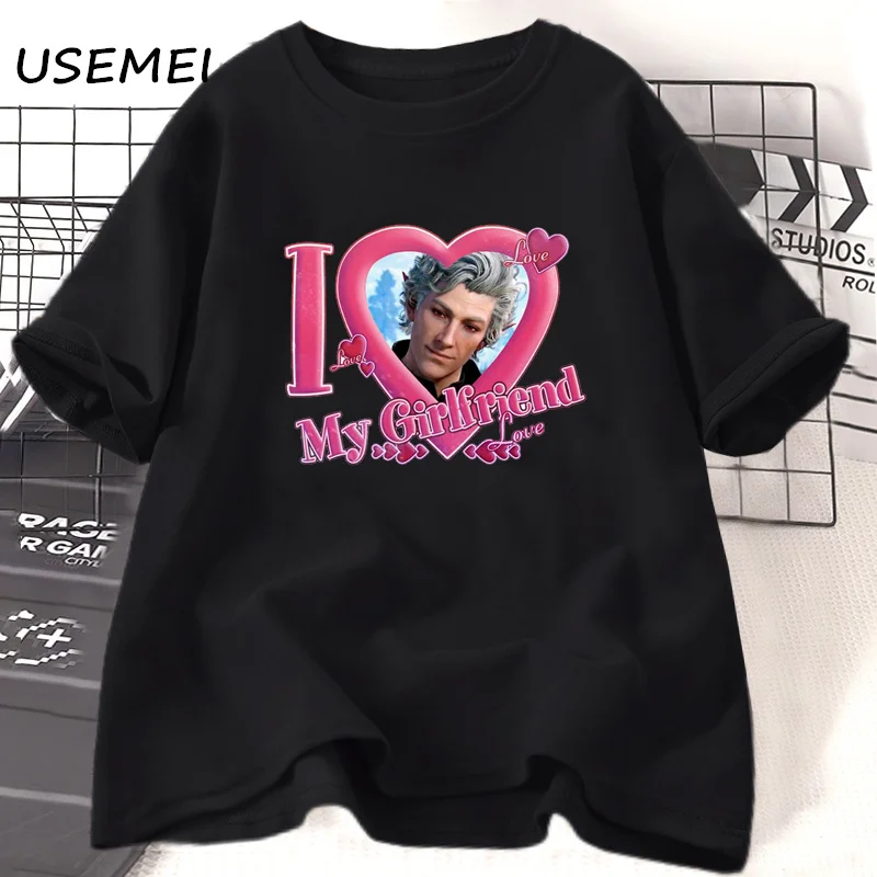 Женская/мужская футболка I LOVE MY GIRLFRIEND ASTARION, футболка для пары, хлопковая футболка с коротким рукавом Gale Shadowheart, женская одежда
Женская/мужская футболка I LOVE MY GIRLFRIEND ASTARION, футболка для пары, хлопковая футболка с коротким рукавом Gale Shadowheart, женская одежда