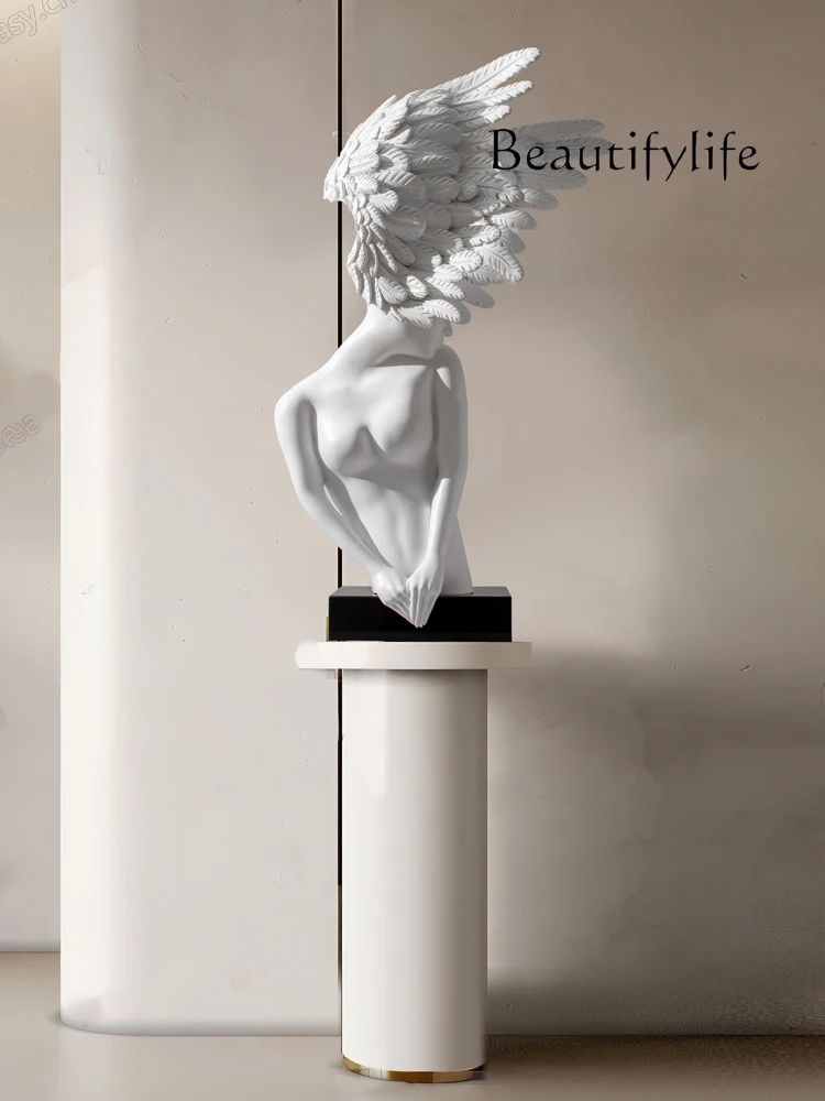Creative Art Figure Large Sculpture Designer Floor Silent Style Hallway Lobby Decoration
Creative Art Figure Large Sculpture Designer Floor Silent Style Hallway Lobby Decoration