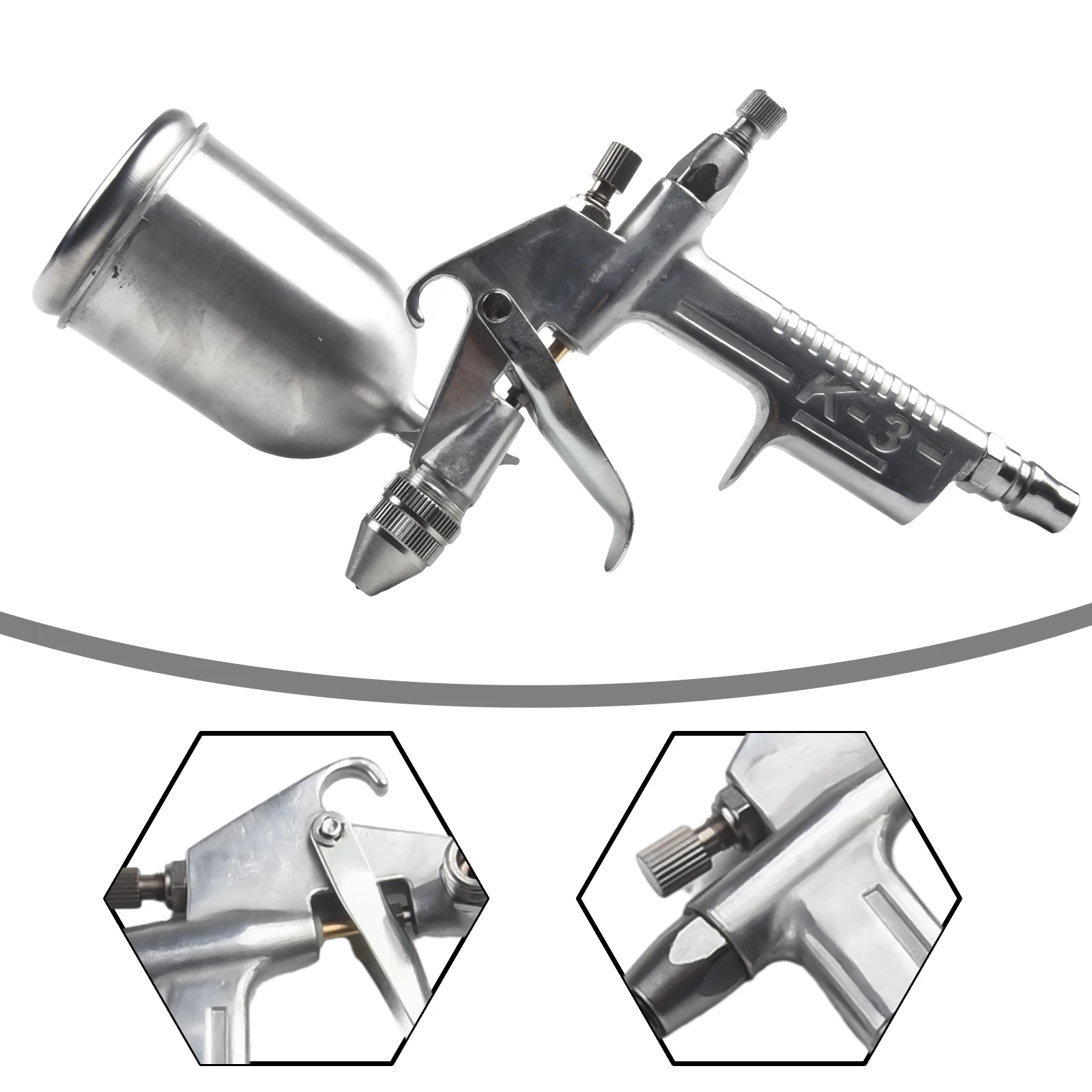 Spray Tool Spray Machine Pneumatic Replacement Nozzle Accessories C-type Quick Connector Gravity Type K-3 Mini
Spray Tool Spray Machine Pneumatic Replacement Nozzle Accessories C-type Quick Connector Gravity Type K-3 Mini