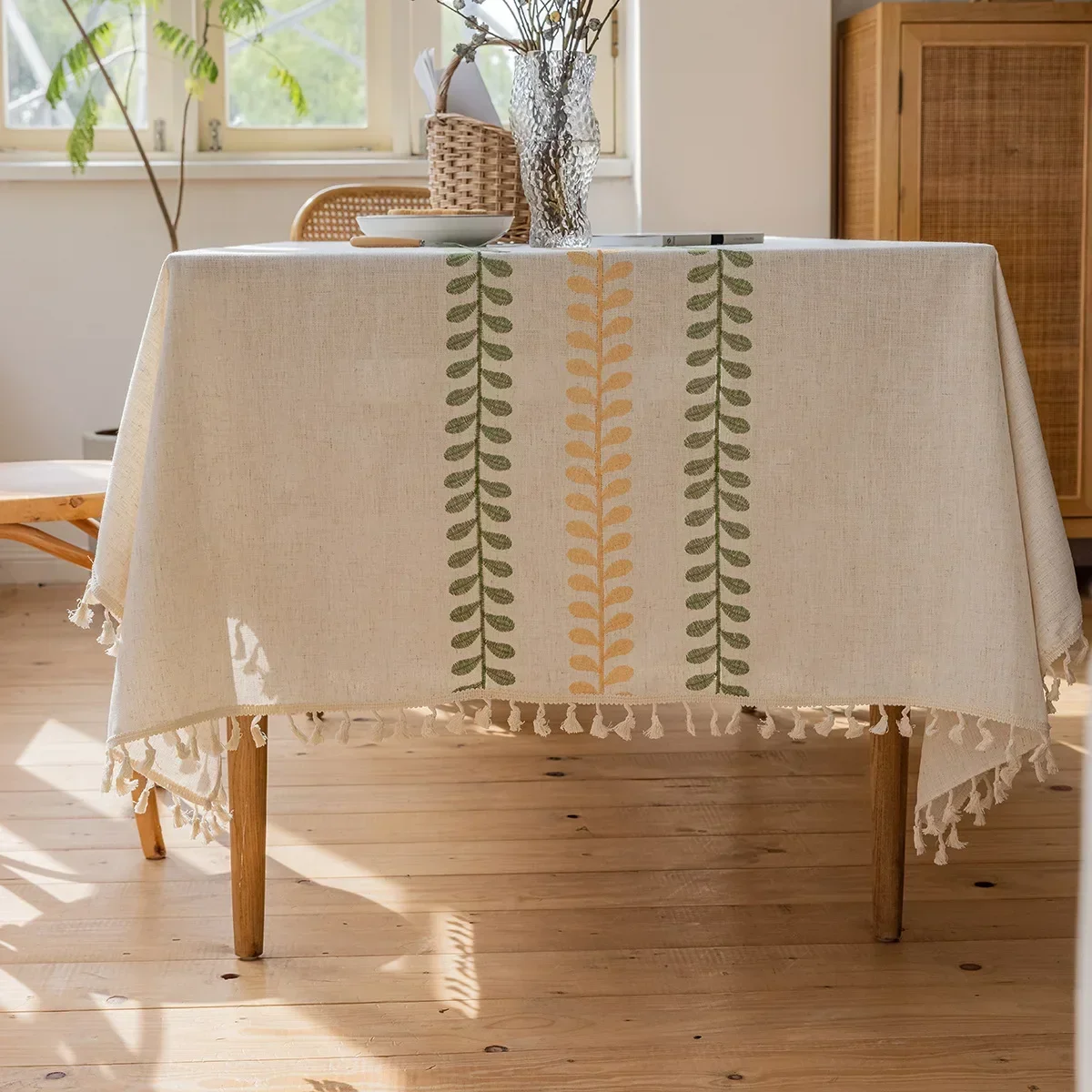 Japanese Floral Printed Tablecloth for Dinning Room Modern Cotton Linen Table Cover Rectangular Table Mat Home Decor
Japanese Floral Printed Tablecloth for Dinning Room Modern Cotton Linen Table Cover Rectangular Table Mat Home Decor