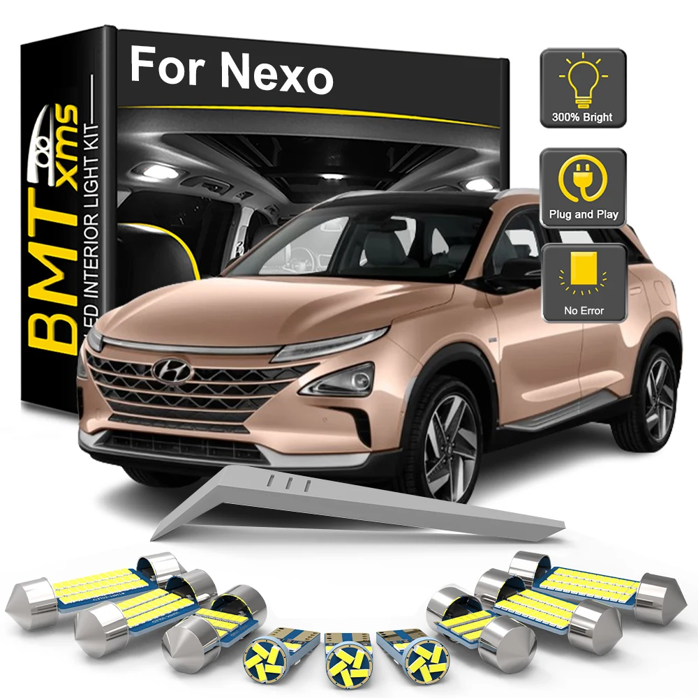 BMTxms 7 шт. Canbus для Hyundai Nexo 2018 2019 2020 2021 Автомобильная внутренняя фотолампа в комплекте купол автомобиля для чтения детской лампы
BMTxms 7 шт. Canbus для Hyundai Nexo 2018 2019 2020 2021 Автомобильная внутренняя фотолампа в комплекте купол автомобиля для чтения детской лампы