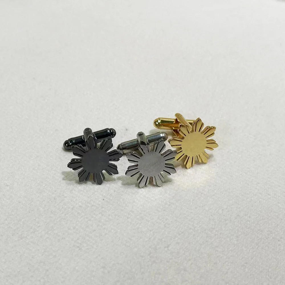 Sun Cufflinks with Personalized and Beautiful Design, Exquisite Gift, Stainless Steel Customized Cufflinks
Sun Cufflinks with Personalized and Beautiful Design, Exquisite Gift, Stainless Steel Customized Cufflinks