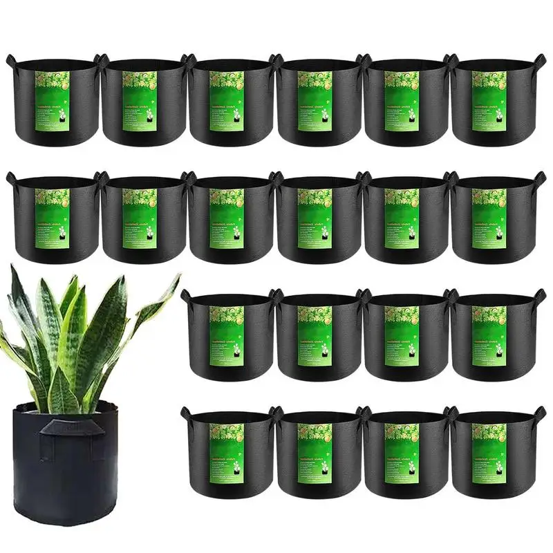 Potato Growing Bags 20pcs Fabric Plant Growing Pots Gardening Planters Pots Flowerpot With Handle To Grow Indoor Outdoor Plants
Potato Growing Bags 20pcs Fabric Plant Growing Pots Gardening Planters Pots Flowerpot With Handle To Grow Indoor Outdoor Plants