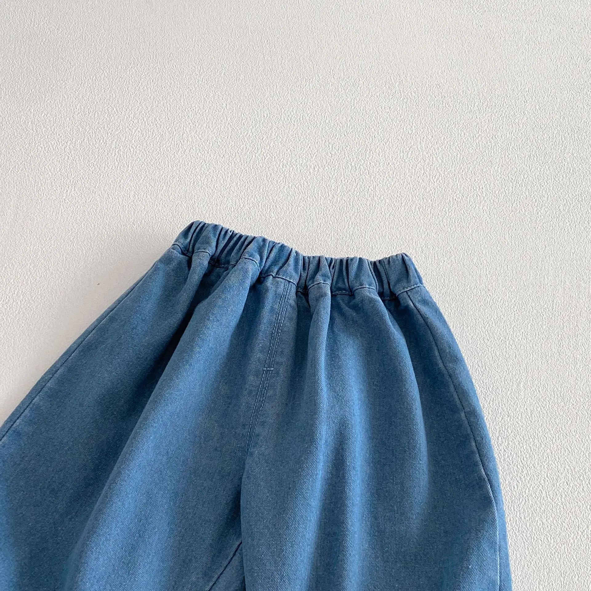 بنطلون جينز للفتيات بخصر مطاطي وحواف دانتيل للأطفال من 0-5 سنوات، موديل ربيع 2026 بأسلوب كوري، ملابس مريحة للفتيات بنطلون جينز للفتيات بخصر مطاطي وحواف دانتيل للأطفال من 0-5 سنوات، موديل ربيع 2026 بأسلوب كوري، ملابس مريحة للفتيات