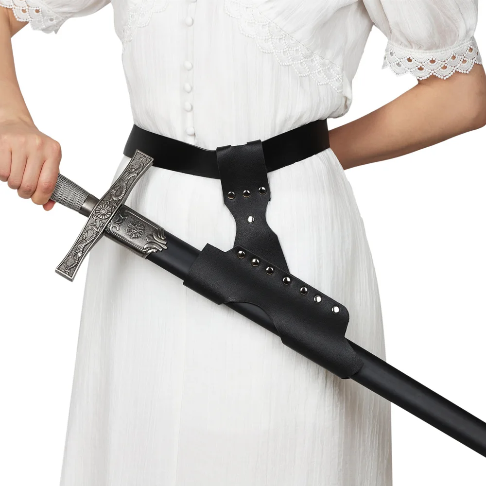 Medieval Sword Belt Waist Sheath Scabbard Holder Adult Men Knight Battle Weapon Costume Rapier Ring Belt Strap Holster No Sword
Medieval Sword Belt Waist Sheath Scabbard Holder Adult Men Knight Battle Weapon Costume Rapier Ring Belt Strap Holster No Sword