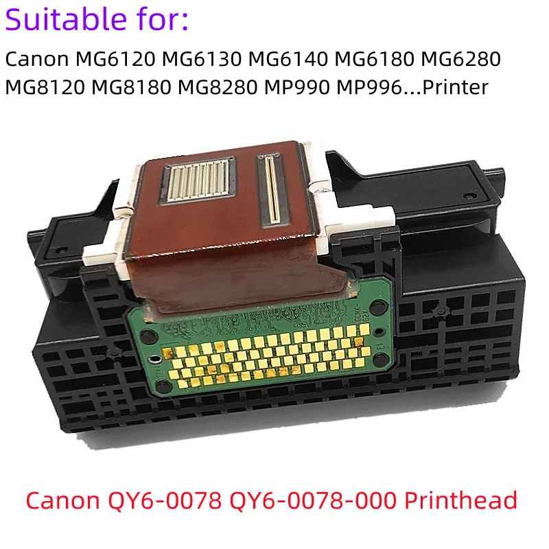 Printhead QY6-0078 Print Head for Canon MP990 MP996 MG6120 MG6130 MG6140 MG6180 MG6280 MG8120 MG8180 MG8280 Printer Accessories
Printhead QY6-0078 Print Head for Canon MP990 MP996 MG6120 MG6130 MG6140 MG6180 MG6280 MG8120 MG8180 MG8280 Printer Accessories