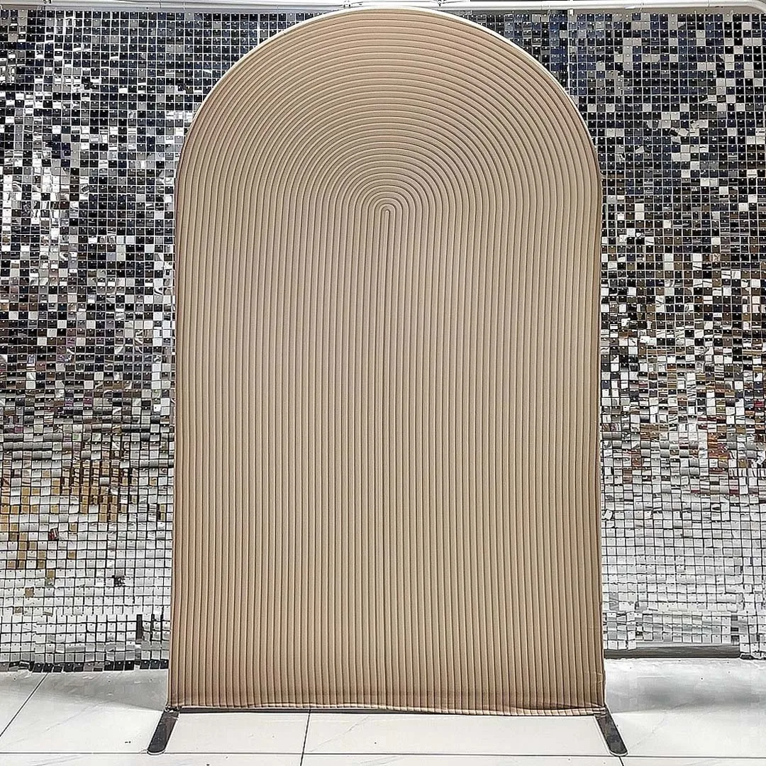 Brown Ripples Arch Fabric Cover for Birthday Partied Double-Sided Stretchy Chiara Backdrops
Brown Ripples Arch Fabric Cover for Birthday Partied Double-Sided Stretchy Chiara Backdrops