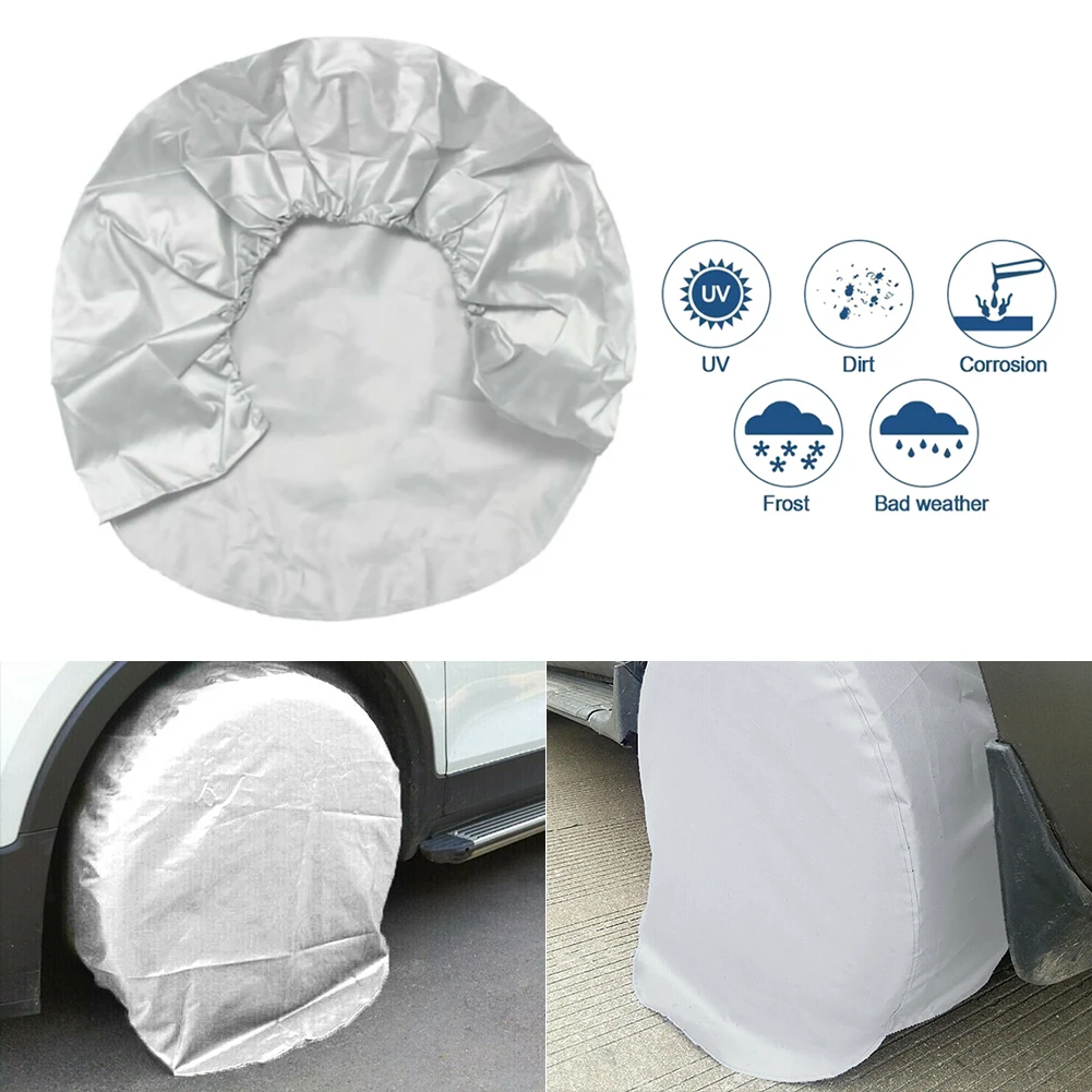 Universal 32" Tire Covers Weatherproof Sun Protectors RV Wheel Auto Truck Car Camper car accessories Wholesale Quick delivery
Universal 32" Tire Covers Weatherproof Sun Protectors RV Wheel Auto Truck Car Camper car accessories Wholesale Quick delivery