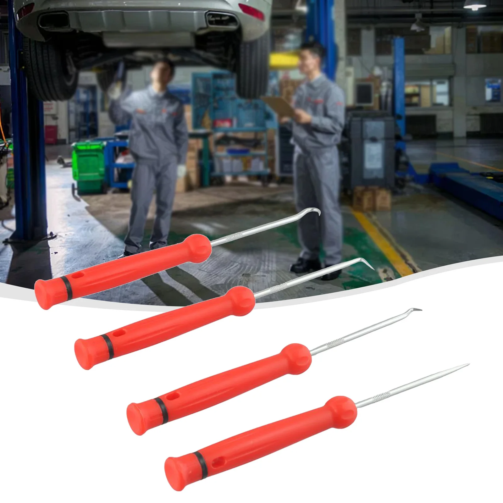 Professional Oil Seal Hooks 4PCS Car Vehicle Screwdrivers Set Ergonomic Grip Ideal for O ring seal and oil seal work
Professional Oil Seal Hooks 4PCS Car Vehicle Screwdrivers Set Ergonomic Grip Ideal for O ring seal and oil seal work