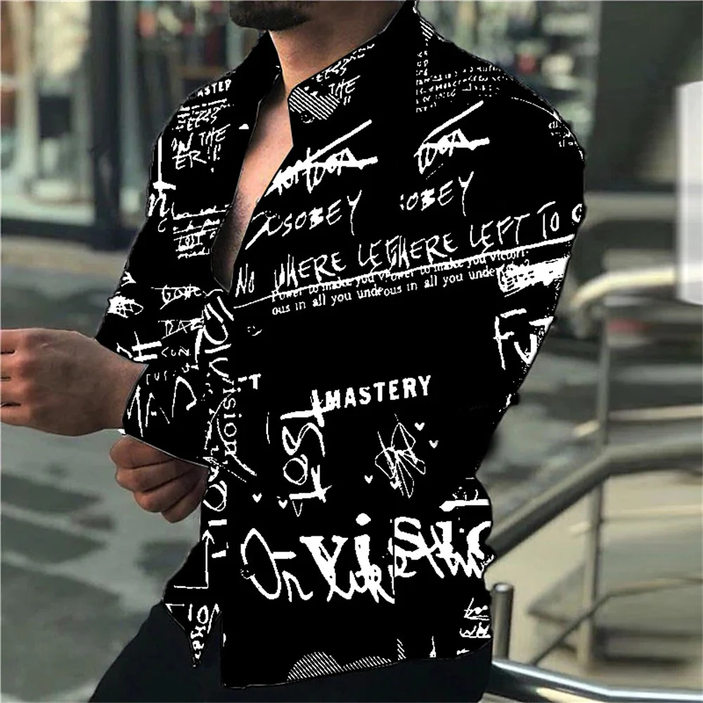 Men's Creative Text Art Print Shirt, Street Clothing, Daily Vacation, Plus Size Top, Designer, Hot Selling
Men's Creative Text Art Print Shirt, Street Clothing, Daily Vacation, Plus Size Top, Designer, Hot Selling