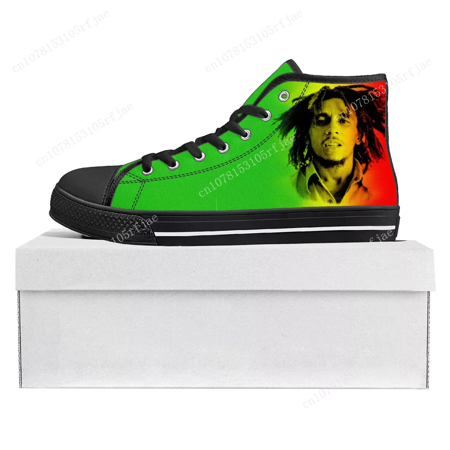 Reggae Rock Music Star Bob Marley High Top High Quality Sneakers Mens Womens Teenager Canvas Sneaker Couple Shoes Custom Shoe
Reggae Rock Music Star Bob Marley High Top High Quality Sneakers Mens Womens Teenager Canvas Sneaker Couple Shoes Custom Shoe