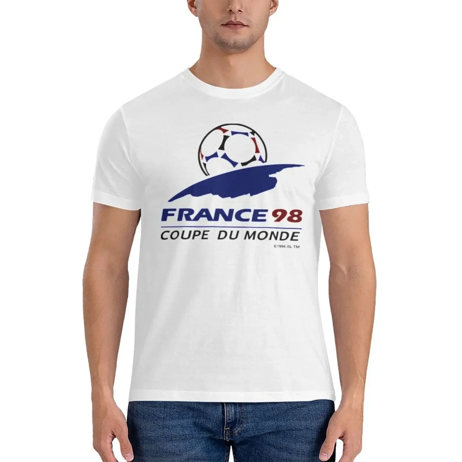 Коллекция 1994 года, ISL TM, Мужская футболка с графическим логотипом France 98 Coupe Du World, белая, маленький размер
Коллекция 1994 года, ISL TM, Мужская футболка с графическим логотипом France 98 Coupe Du World, белая, маленький размер