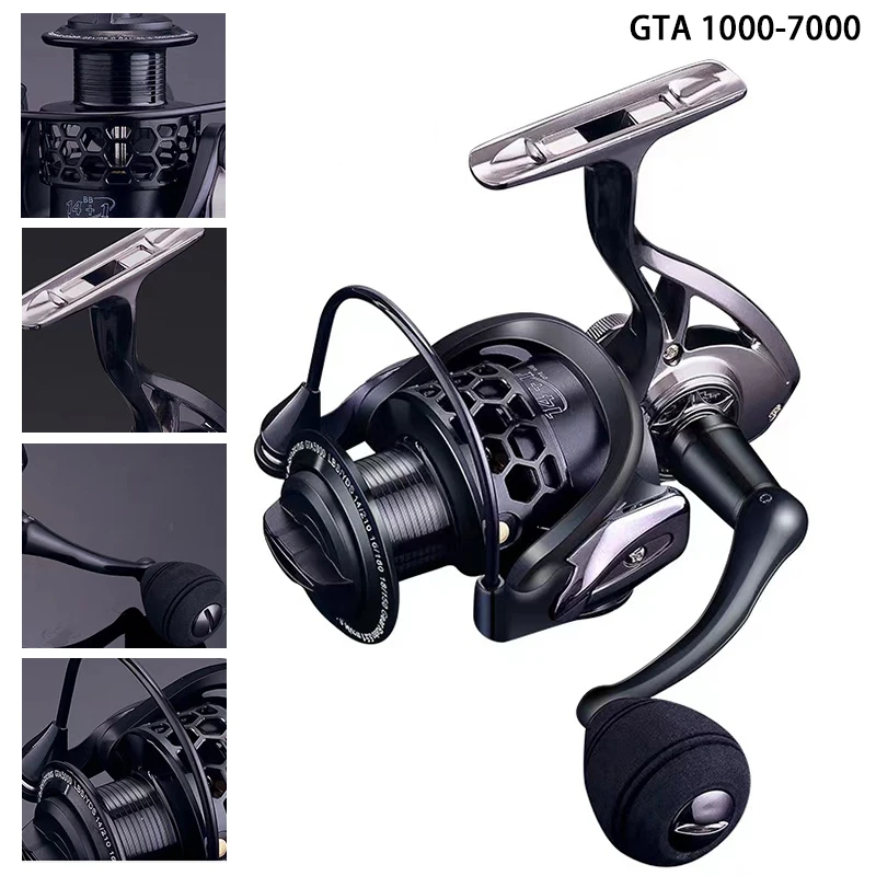 GTA Spinning Reel Gapless 14+1BB Twin Axis Seawater Resistant Spinning Wheels Fishing Reels Rod Reels Spinning Wheel
GTA Spinning Reel Gapless 14+1BB Twin Axis Seawater Resistant Spinning Wheels Fishing Reels Rod Reels Spinning Wheel