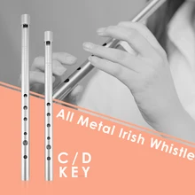 NAOMI Irish Whistle C/D Key Penny Whistle 6 Holes Flute Aluminum Alloy Integrated Blowing Nozzle International Instrument
NAOMI Irish Whistle C/D Key Penny Whistle 6 Holes Flute Aluminum Alloy Integrated Blowing Nozzle International Instrument