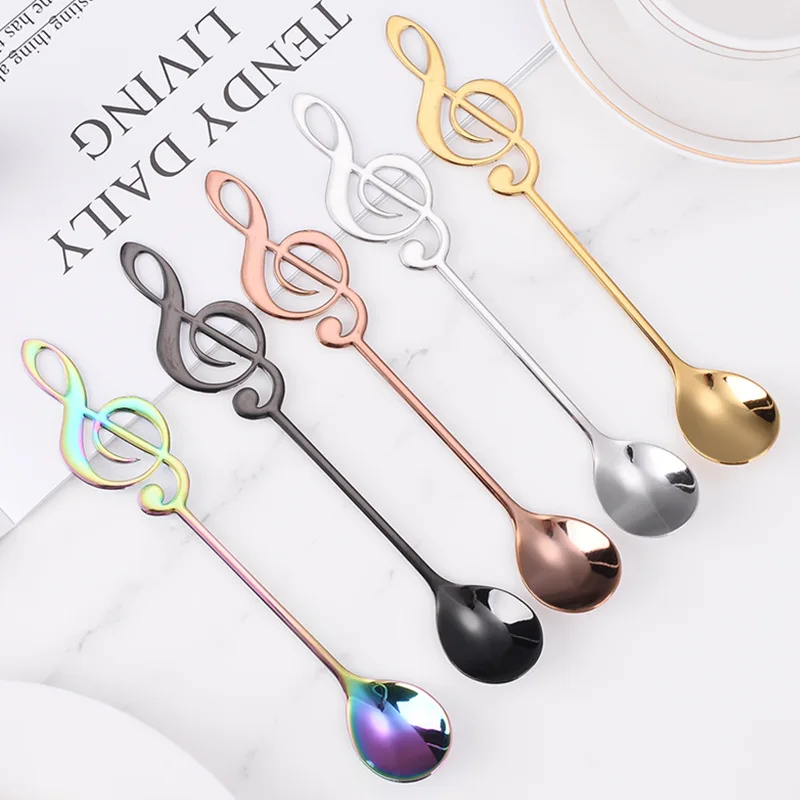 3pcs Stainless Steel Musical Notes Coffee Spoon Stirring Cup Spoon Music Stick Ice Cream Spoon Kitchen Tool Accessories
3pcs Stainless Steel Musical Notes Coffee Spoon Stirring Cup Spoon Music Stick Ice Cream Spoon Kitchen Tool Accessories