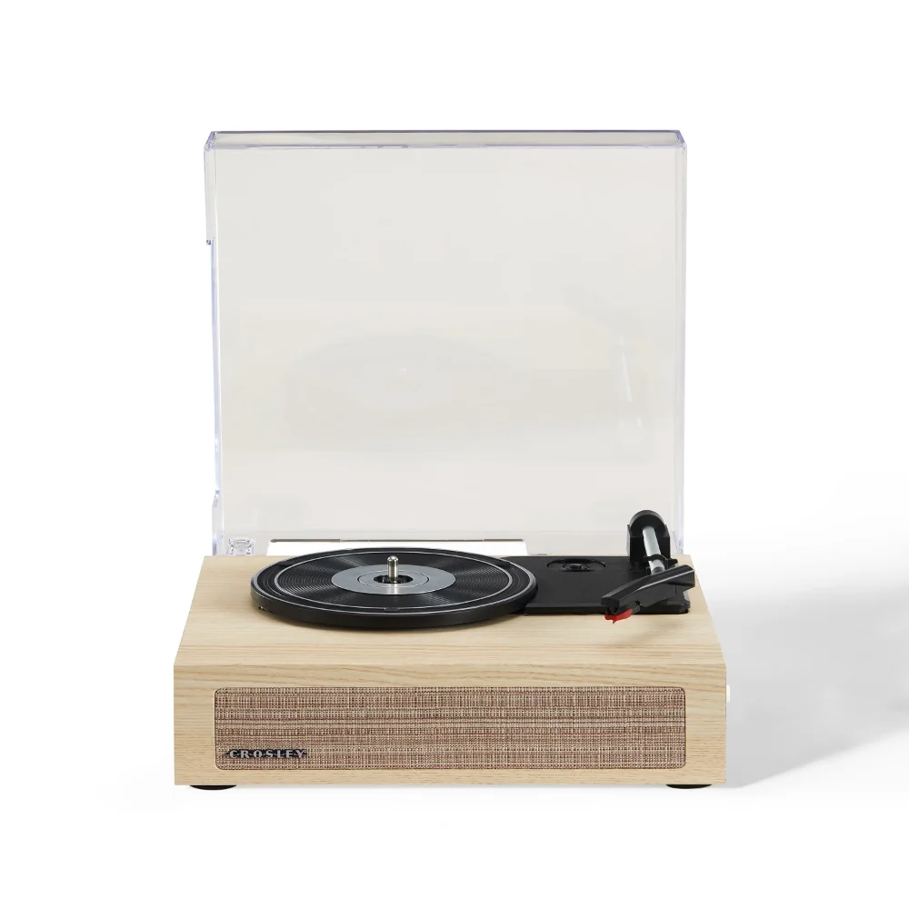Новый проигрыватель виниловых пластинок Crosley с динамиками и беспроводным Bluetooth-аудио
Новый проигрыватель виниловых пластинок Crosley с динамиками и беспроводным Bluetooth-аудио