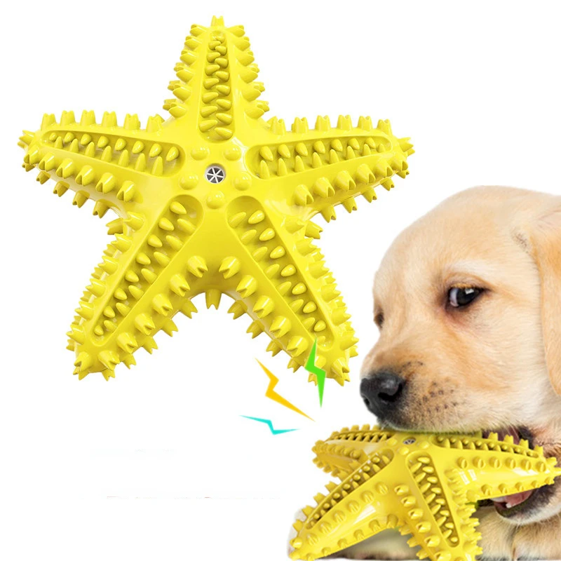 New Sound Starfish Biteproof Wearable Dog Toys Teeth Leakage Dog Toothbrush Toys Pet Products Dog Toys for Large Dogs
New Sound Starfish Biteproof Wearable Dog Toys Teeth Leakage Dog Toothbrush Toys Pet Products Dog Toys for Large Dogs