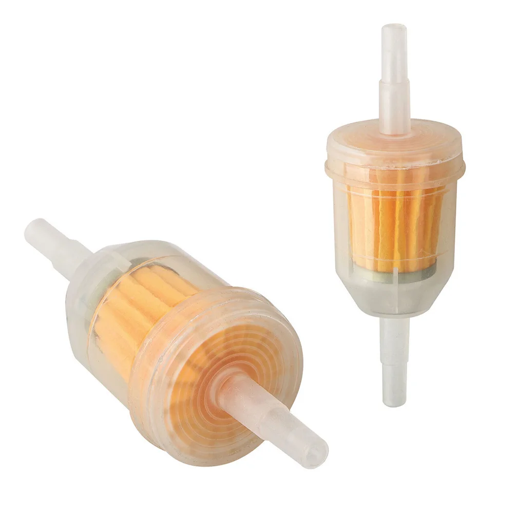 Clear Shell Inline Fuel Filter 10 Pieces For Engines and Gasoline Powered Equipment Protects Engine from Contaminants
Clear Shell Inline Fuel Filter 10 Pieces For Engines and Gasoline Powered Equipment Protects Engine from Contaminants