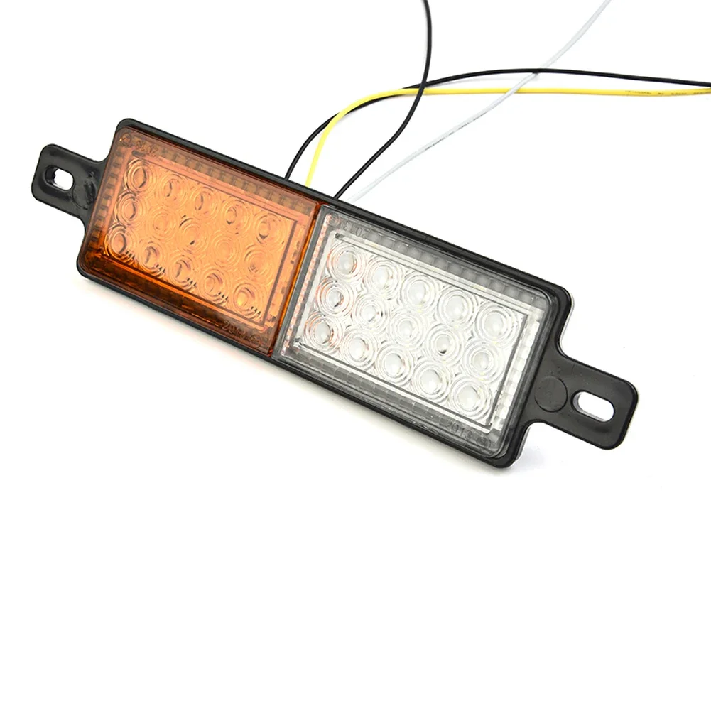Car Indicator Light 1.8W 12V-24V Universal White Amber 2x 30 LED Accessories Black Bullbar Indicator Lamp Lights
Car Indicator Light 1.8W 12V-24V Universal White Amber 2x 30 LED Accessories Black Bullbar Indicator Lamp Lights