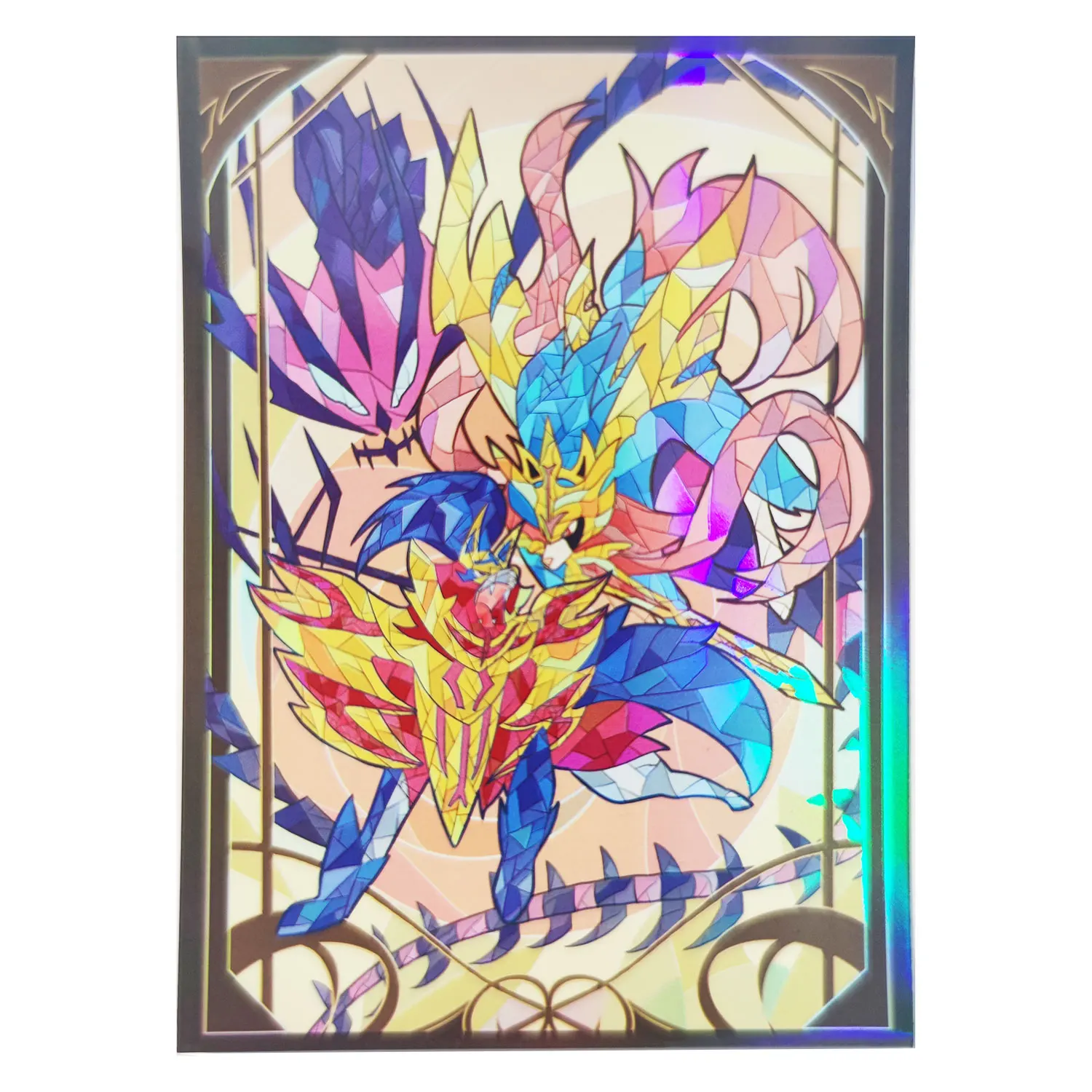 60PCS HOLO Anime Card Sleeves 66x91mm Board Game Cards Protector Card Shield Double Card Cover for PTCG/PKM/MGT WS Trading Cards
60PCS HOLO Anime Card Sleeves 66x91mm Board Game Cards Protector Card Shield Double Card Cover for PTCG/PKM/MGT WS Trading Cards