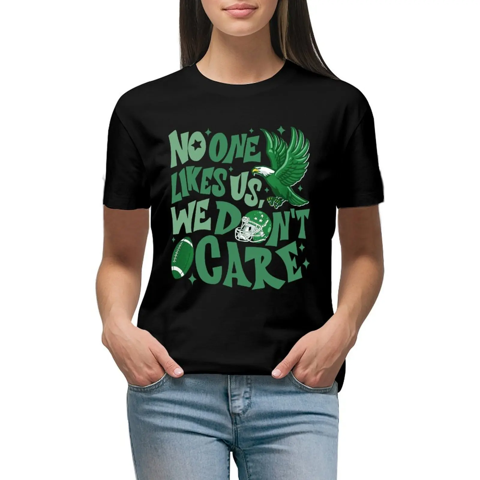 No one likes us We don't care T-shirt Aesthetic clothing lady clothes summer tops t-shirt dress for Women plus size sexy
No one likes us We don't care T-shirt Aesthetic clothing lady clothes summer tops t-shirt dress for Women plus size sexy